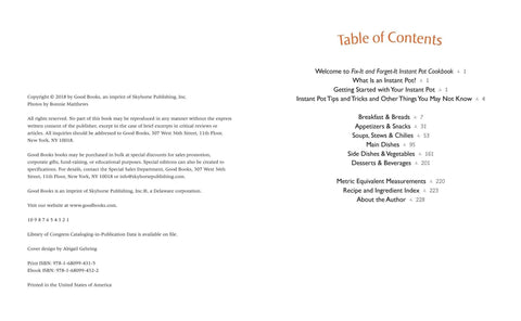 Table of Contents page from Bestselling Slow Cooker Chicken Cookbook Sharing Dang Delicious Weeknight Dinners.