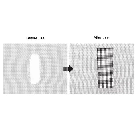 Window Screen Patch Kit With Self Adhesive Fiberglass Mesh For Tears And Holes In Screens Tents And Doors Breathable Quick Fix Easy To Apply Keeps Bugs Out While Maintaining Airflow applied on screen