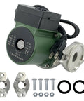 Premium 009-SF5 Recirculating Pump Keeps Your Home Happy With Slick 115V 1/8HP 3250 RPM Motor Churning Out 10 GPM Of Smooth Flow High Velocity Taco-Style Swap with stainless flanges and bolts.