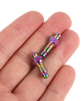 Badass Titanium Alloy Brake Bleeder Screw Set With Dust Caps For Motorcycles Mountain Road Bikes Dirt Rig in hand