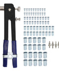 Rivet Nut Tool Kit Gun Set 86 Piece Riveting Pack With Alloy Steel Mandrels for DIY Furniture and Auto Projects