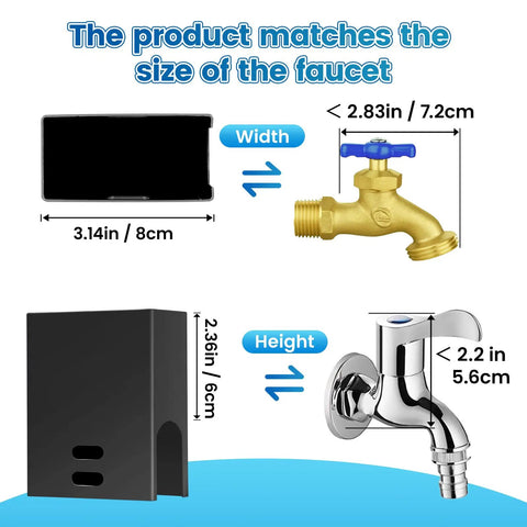 Water Spigot Lock With Adjustable Design Tough Universal Fit For All Standard Hose Bibs No Tools Required Easy Install