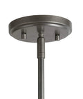Adjustable canopy detail of Faux Wood Lantern Pendant Lighting with Glass Shades for Kitchen Island, Bedroom, Dining Room, Hallway and Foyer.
