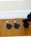 Replacement Caster Wheels With Brakes For Electric Oil Filled Heaters And Radiators Threaded Stem Swivel Casters