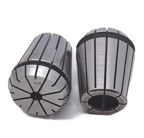 Quarter Inch Spring Collet Set For CNC Engraving Machines And Milling Lathe Tools, Two Pack, ER32 Compatible, high precision, 66Mn steel