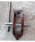 Push-Pull Force Gauge Test Bench Clamp For 0-18MM Range, 1000N Max Load, Lightweight 240G Portable Tension Chuck, DIY Tools Setup, Pro Grade Mini Bench Fixture HJJ-016 Compatible, Versatile Grip For Repeated Testing, Accurate Reading, Durable Alloy. Alloy bench clamp with screw grip for tension testing.