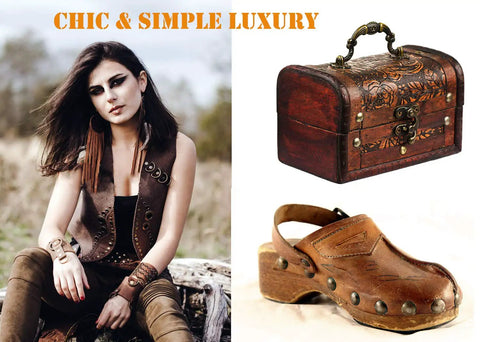 Hella Tough Badass Brass Chicago Screws And Rivets For Heavy Duty Bookbinding Leather Gear Purses Belts Shoes DIY Builds Smooth Ten Millimeter Gunmetal Metal Fasteners That Stick Around featured with leather vest and accessories.