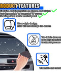 Ultra Soft Microfiber Car Touch Screen Cleaning Cloth for Dashboard and Interior, used on car monitor