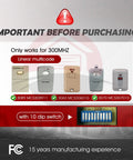 Two Button MultiCode Gate Opener Remote For 3089 308911 3060 3070 MCS Multi Code Garage Door Openers compatibility chart