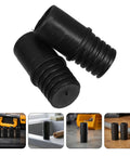 Threaded Tip Replacement Multi-Tool Adapter Set, Pro-Grade, 4 Pack, 22mm black plastic quick-install connectors for cleaning tools.