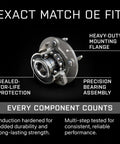 Built Tough Front Wheel Bearing Hub Assembly For 2013 To 2020 Subaru Wrx Crosstrek Outback Iv Xv Impreza with sealed bearing.