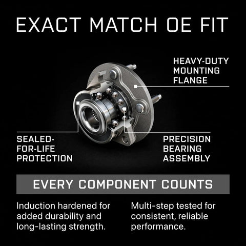 Built Tough Front Wheel Bearing Hub Assembly For 2013 To 2020 Subaru Wrx Crosstrek Outback Iv Xv Impreza with sealed bearing.
