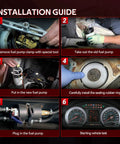 Installation guide for Direct Fit Electric Fuel Pump Assembly For Ford Explorer 2013 To 2019 And Police Interceptor Utility 3.7L.