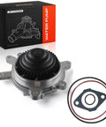 Heavy Duty Engine Water Pump Compatible With Chevy Silverado 2500 3500 HD And Gmc Sierra V8 6.6L Turbo Diesel with rubber gasket.