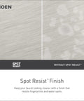 Six-Function Handheld Shower Head With Magnetix In Spot-Resist Brushed Nickel finish comparison, showing clean surface.