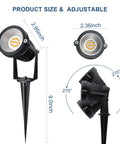 Brighten Your Outdoor Space With A 10 Pack Low Voltage LED Landscape Lights 7W 900LM Waterproof Garden Path Spike Stand Spotlight Set