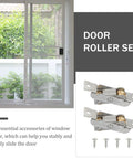 Top Shelf 88 Type Sliding Window Roller Pulley Featuring Double Copper Wheels And Rust Resistant Stainless Steel Build for sliding door system.