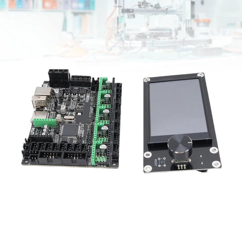 Level Up Your 3D Prints With This Lightning Fast 32 Bit STM32F407VET6 Control Board with 3.5 Inch Touchscreen and connectors.