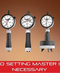 Pro Grade Internal Chamfer Gauge Dial Indicator For Chamfered Holes, Inch Reading, 0 To 1 Inch Range,.001 Inch Graduation set