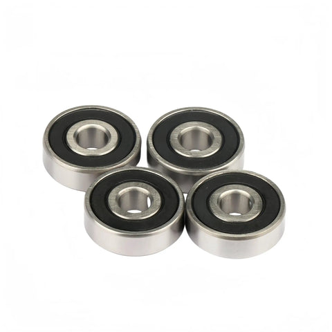 Heavy Duty Deep Groove Ball Bearings 3/4 In By 1 3/4 In By 1/2 In, dual rubber sealed chrome steel, set of five.