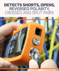 Using High Precision Cable Test Tool for Voice Data Video and Ethernet Coax with Netcat Micro Wiring Tester on cables