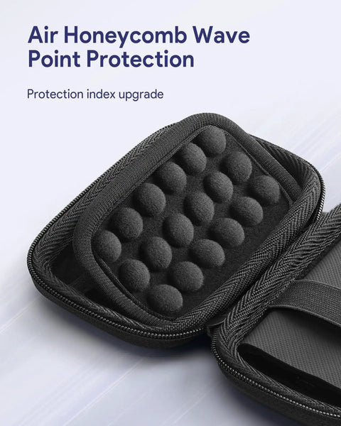 Hard Case For T9 T7 Shield T7 Portable SSDs Custom Fit Protective Carry Case with cushioned interior shown open