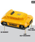 Rock Solid Brushless Oscillating Multi Tool Including Battery And Charger With All Day Run Time Pro Workhorse Combo Pack with yellow 20V lithium battery.