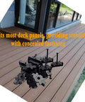 500 Pack Rock Solid Hidden Deck Fasteners For Composite Board With Stainless Steel Screws And Universal Nylon Hideaway Clips For A Slick Ultra Clean Wood Deck Build on a composite deck.
