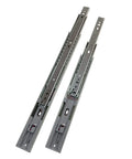No Nonsense 16 Inch Heavy Duty Drawer Slides Soft Close Side Mount Full Extension Ball Bearing Zinc Plated Rust Proof Hardware Smooth Silent Glide Cabinet Hardware Black Pair