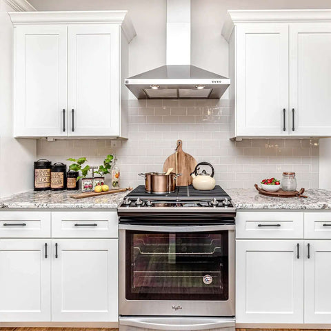 Score These Knockout Matte Black Cabinet Pulls And Drawer Handles For Updating Your Kitchen Or Bath Setup With Dependable Five Inch Center Spacing For Easy Install in a modern white kitchen.