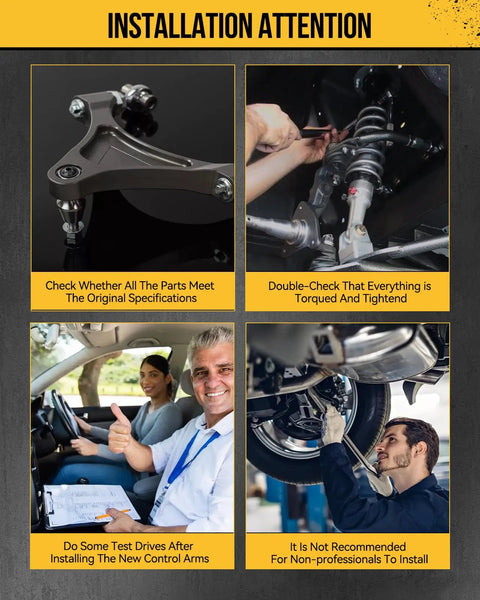 Installation guide for Heavy Duty Front Upper Control Arm Kit For Chevrolet Silverado 1500 Gmc Sierra 1500 Tahoe Yukon Escalade 2014 To 2019.