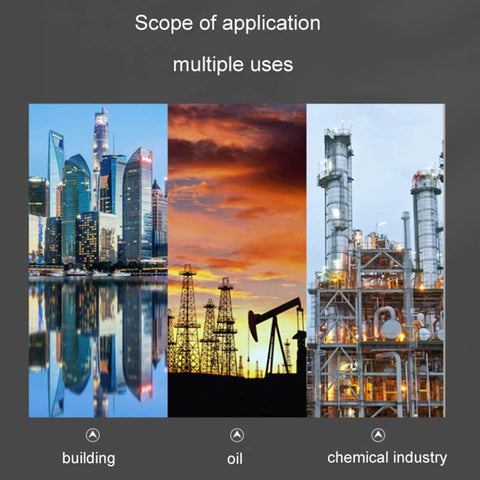 Image showing the scope of applications for Copper Wire Mesh Screen In Plain Weave Multipurpose Filtration And Electromagnetic Shielding For Industrial Printing And Medical Use Heavy Duty Copper Mesh From 20 To 200 Mesh Wide 91.4Cm By 100Cm Sheet in building, oil, and chemical industries.