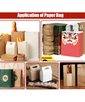 Array of paper tote bags and packaging showing Automatic Paper Tote Bag Making Machine For Shopping Bags Top Notch Pro Grade Tote Forming Equipment For Boutique Packaging And Store Supply Bag Production applications