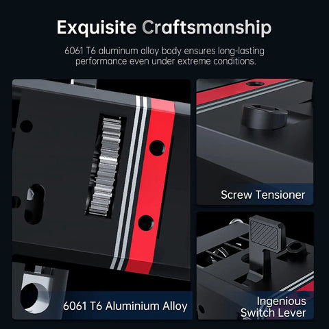 Lightweight Dual Gear Direct Drive Extruder Drops A Sweet Upgrade To Nail Crisp Prints Every Time Boost Your Rig For Hella Smooth Runs With Zero Jams While Handling 1.75Mm For Ender 3 showing 6061 T6 aluminum alloy construction with screw tensioner.