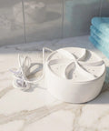Slick Portable Turbo Mini Washer With Dead Quiet Ultrasonic Washing Power For Delicate Socks Underwear And Towels on marble surface