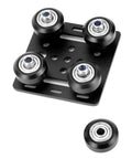 20 Pcs POM Pulley Wheels With 625ZZ Bearings for Ender 3 Pro CR10 CR10S CNC 3D Printers on black mounting plate