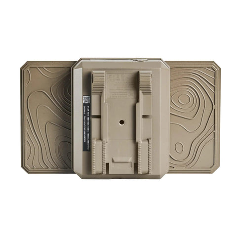 Two Pack High Output Solar Charge Kit For Edge Series Trail Cameras showing top view with textured surface for wildlife tracking.