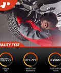 Mechanic performing quality test on Front Sway Bar Links Stabilizer Kit For Subaru Beefs Up Your Ride With Tight Handling