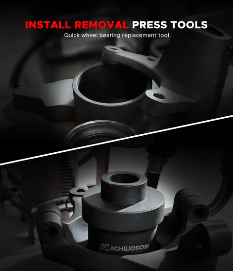 Badass 44mm Wheel Bearing Press Tool Kit For Polaris RZR Sportsman Ranger Xp Scrambler showing detailed press tool design and functionality.