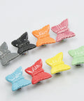 Top Shelf Red Butterfly Cabinet Knobs And Vintage Drawer Pulls Set Of Six With Glossy Ceramic Finish and Zinc Alloy Base display in various colors.