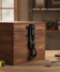 Heavy Duty Pull To Lock Toggle Latch With Rubber Hook For Cabinets And Furniture Fits Toolboxes and Storage Cases Plastic Construction