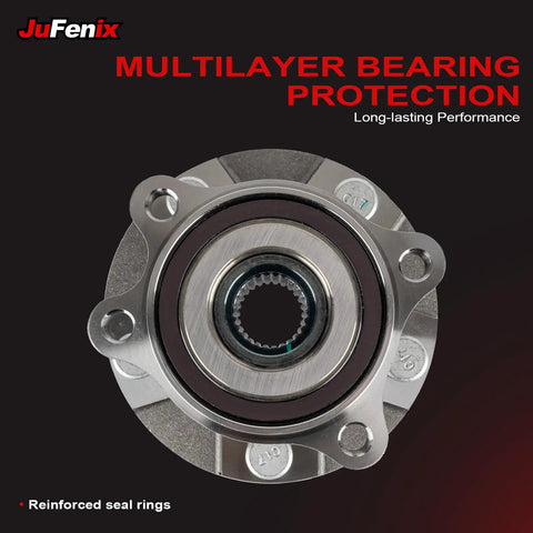 Heavy Duty Front Wheel Bearing And Hub Assembly Featuring A Bulletproof 5 Lug Design Oem 513257 displaying multilayer bearing protection.