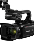 XA60 4K UHD Camcorder Bundle With 20x Optical Zoom, showing lens and control panel, designed for livestreaming and documentary work.