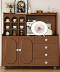 Totally Iconic 6 Piece Set Of Hand Painted Ceramic Knobs With Sweet Pink Rose Designs Super Smooth Glazed Surface For Retro Vintage Kitchen Cabinet Doors And Dresser Drawers Decorative Furniture Hardware Upgrade Vibes on brown cabinet.