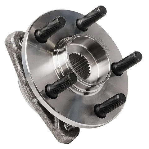 Front Wheel Bearing Hub Assembly Pair Fits 1995 Through 2006 Dodge Stratus Chrysler Sebring Cirrus Plymouth Breeze, 5 bolts design.
