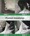 Replace Your Busted W11130362 Washer Suspension Rod Kit To Banish The Dang Bouncing Fix Shaky Whirlpool Maytag Or Kenmore Top Front Load Washers For Smooth Steady Laundry Days installation steps 1-4 on washer