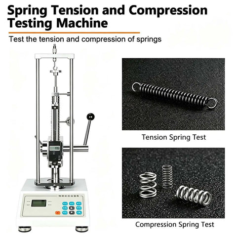 Badass Digital Force Push Pull Tester For Spring Compression And Extension Testing With Zero Guesswork Precision. Tension Spring Test.