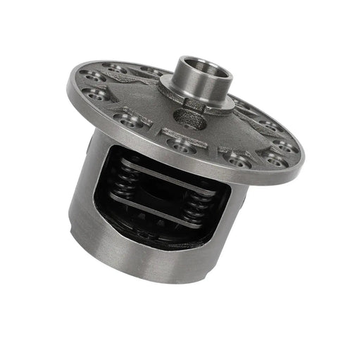 Premium 8.875 Inch Rear Differential Assembly With 12 Bolt Cover And 30 Spline Posi Traction Unit close-up showing internal spring mechanism.