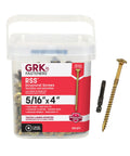 5/16 x 4 Inch Structural Screws 100 Pack Zip Tip Technology No Drill Quick Install Rust Resistant Climatek Coating