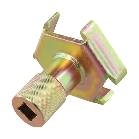 Beefy Primary Clutch Removal Tool And Steel Holding Fixture For P90 And P85 Compatible Polaris ATV Models RZR Ranger Sportsman Scrambler Magnum Xplorer Heavy Duty Stability For Easy Maintenance, steel fixture close-up